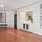 a room with white walls and a wood floor