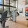 a gym with exercise equipment