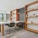 a room with a table and chairs